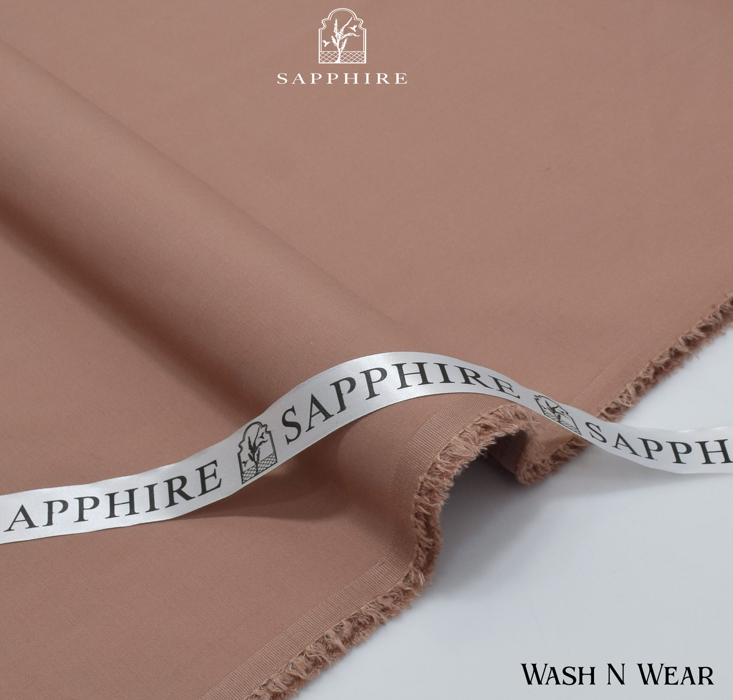 Sapphire Gold Mens premium Wash & Wear Aunstitched fabric for men|red penut