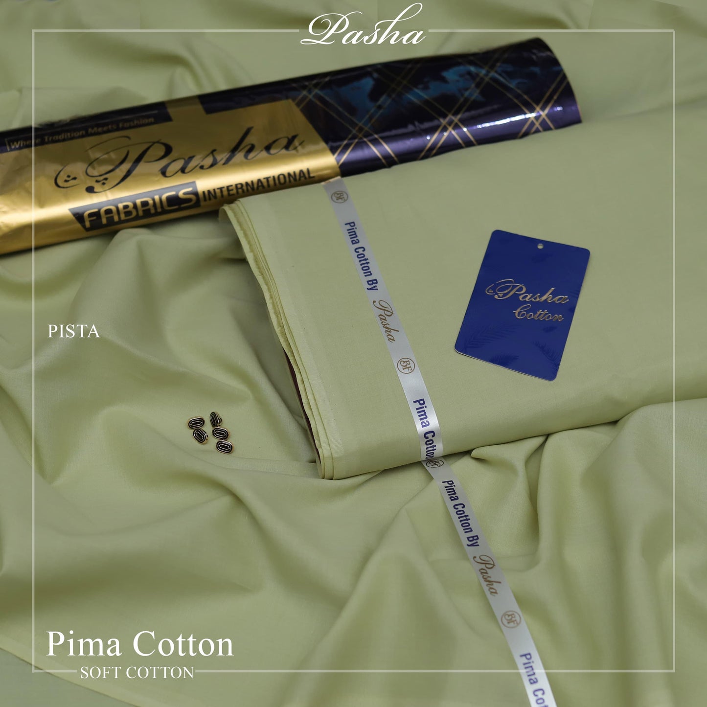 Pasha PIMA Quality soft cotton Unstitched fabric for men I PISTA