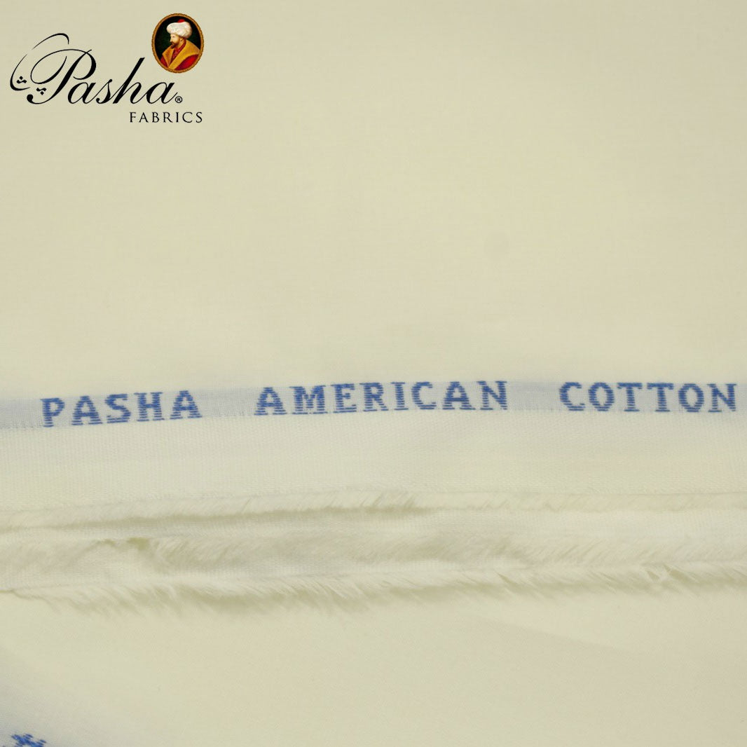 PASHA FABRICS AMERICAN 100% SUPER FINE COTON| OFF WHITE