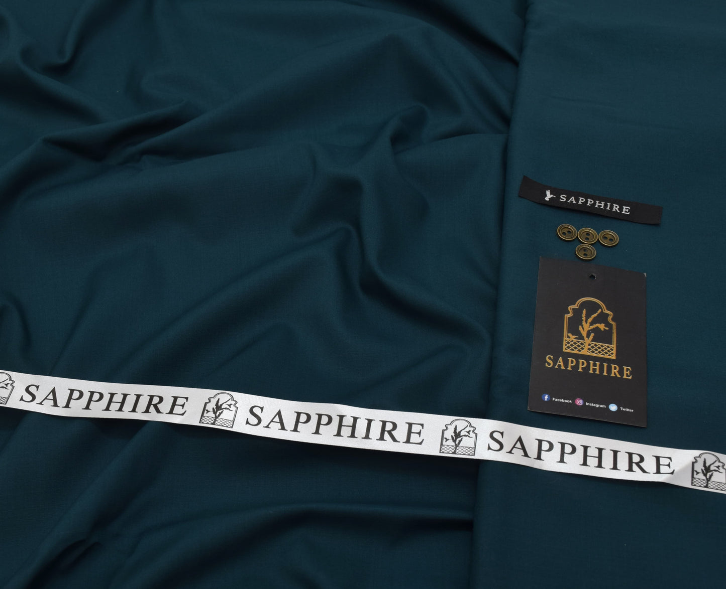 Sapphire Gold Mens premium Wash & Wear Aunstitched fabric for men [zinc