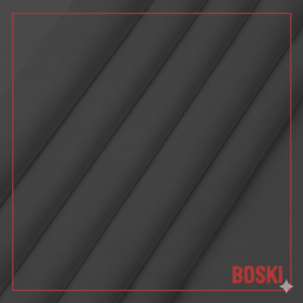 amr&co boski wash n wear fabric for men|grey