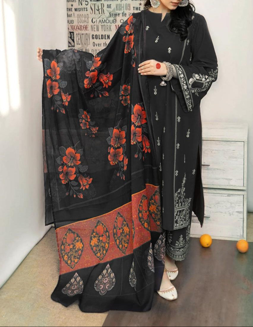 URGE 3 PC EMROIDERY LAWN HIT CODE|