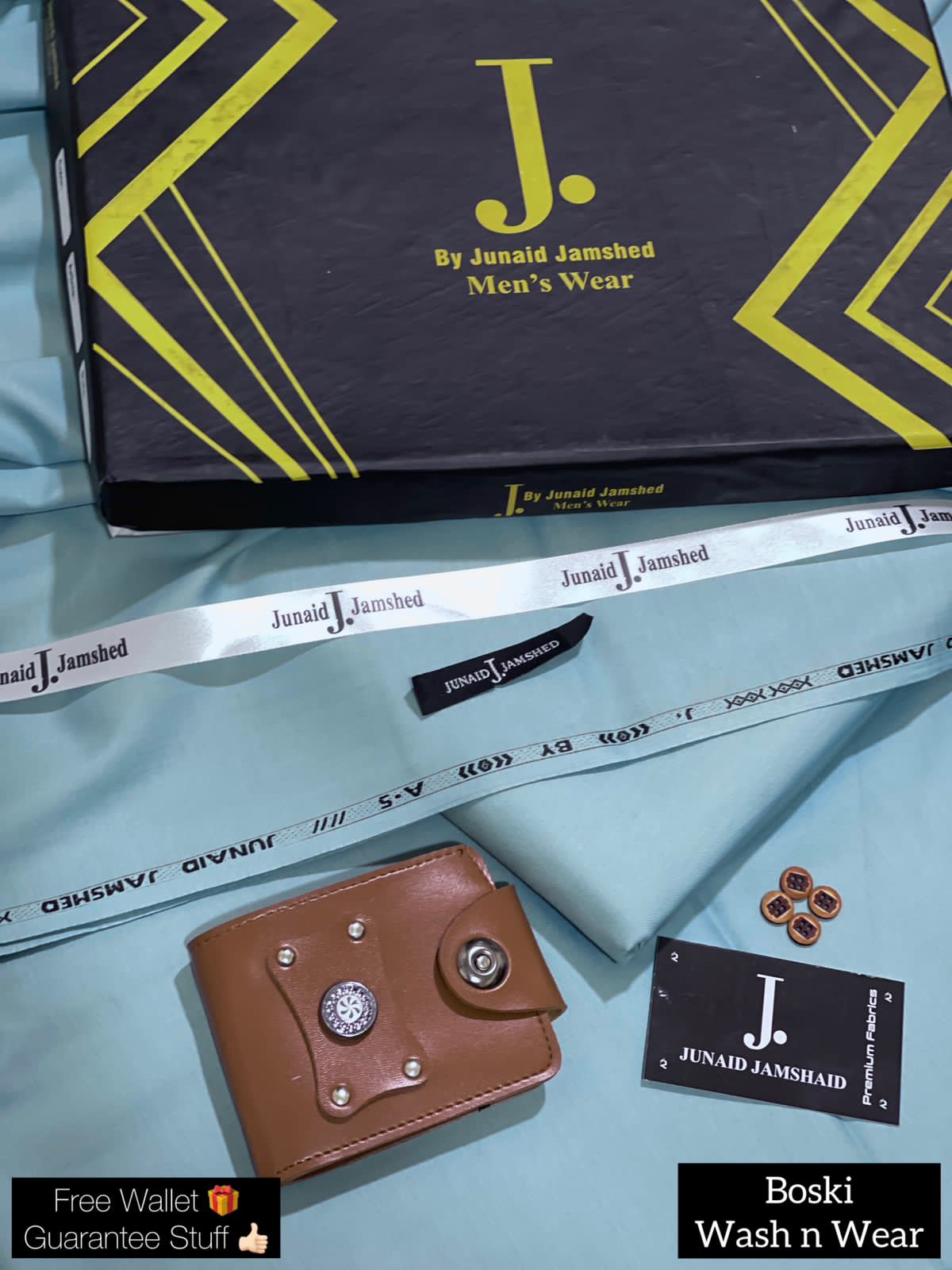 J.WASH N WEAR BOSKI SUIT| SEAGREEN (FREE WALLET)