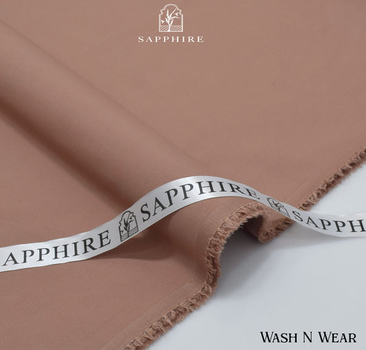 Sapphire Gold Mens premium Wash & Wear Aunstitched fabric for men|red penut