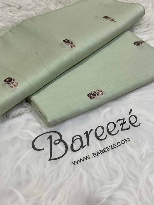 BAREEZE 2 PC ALLOVER EMBROIDERY LAWN.