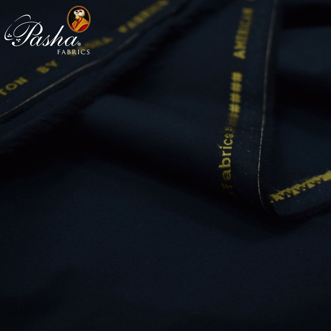 PASHA FABRICS AMERICAN 100% SUPER FINE COTON| navy blue