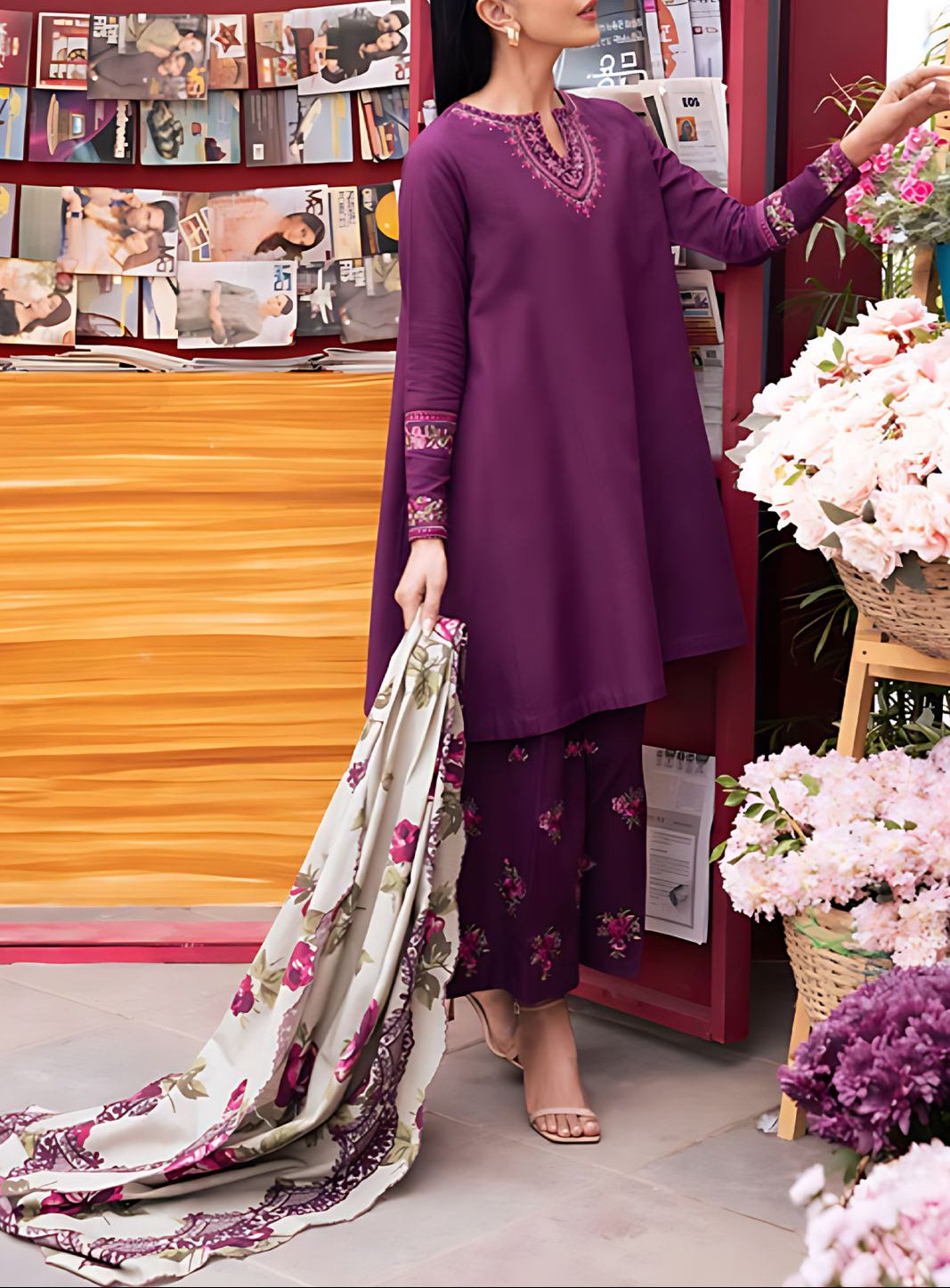 URGE 3 PC EMROIDERY LAWN HIT CODE|