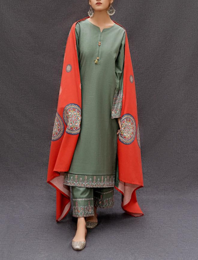 Urge 3 PC EMROIDERY LAWN HIT CODE|