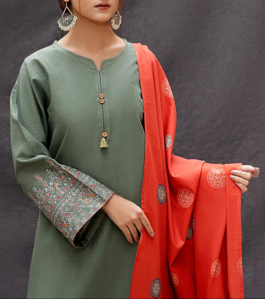 Urge 3 PC EMROIDERY LAWN HIT CODE|