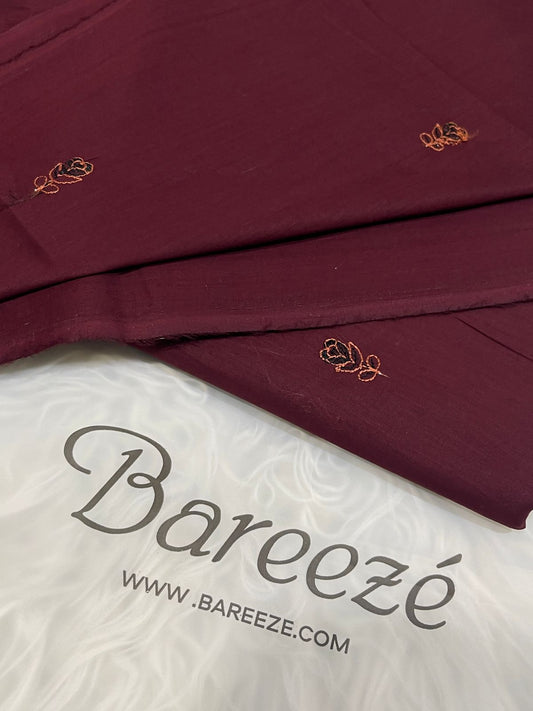 BAREEZE 2 PC ALLOVER EMBROIDERY LAWN.