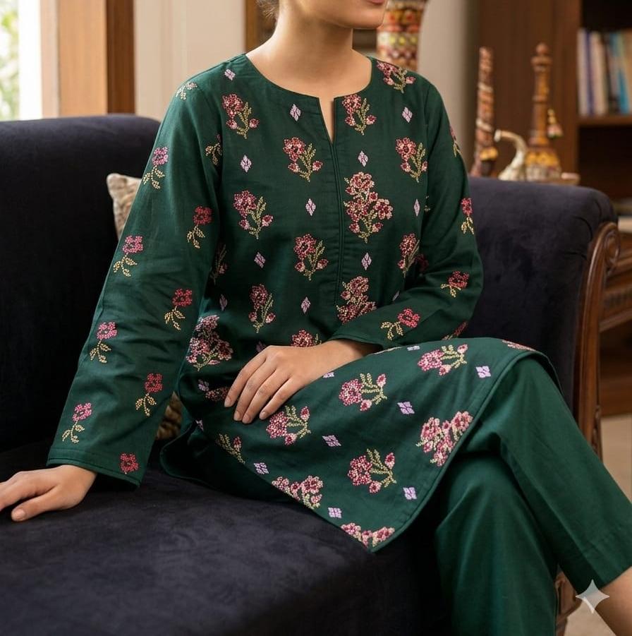 BAREEZE LAWN EMBROIDERY 2PC SUIT |