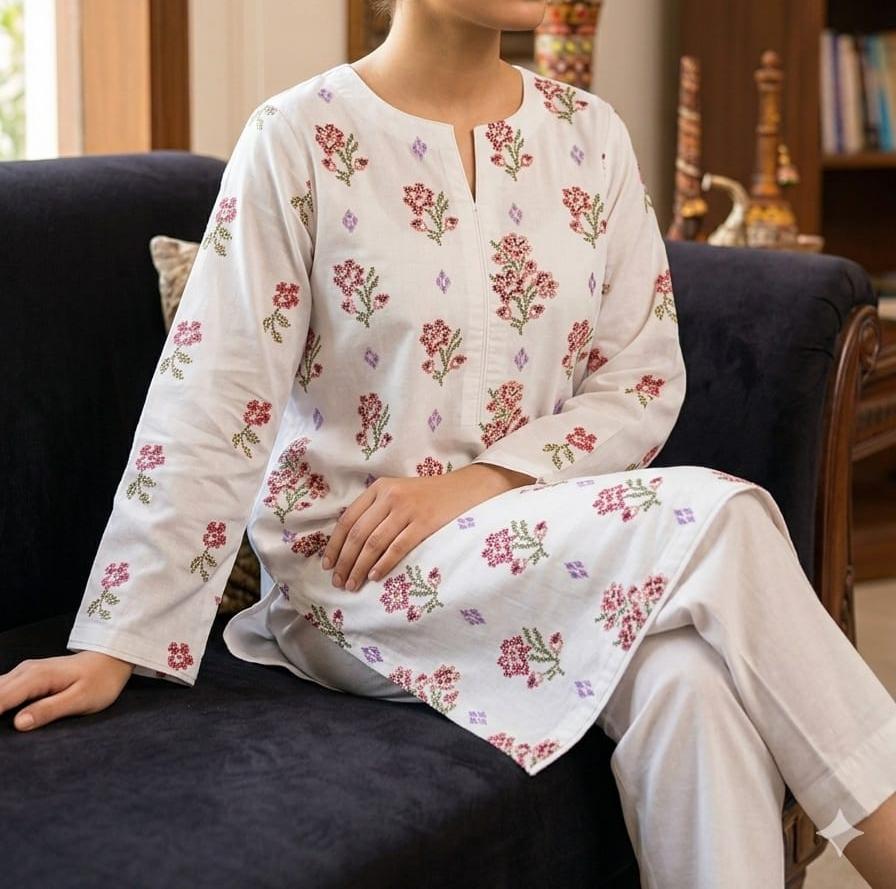 BAREEZE LAWN EMBROIDERY 2PC SUIT |