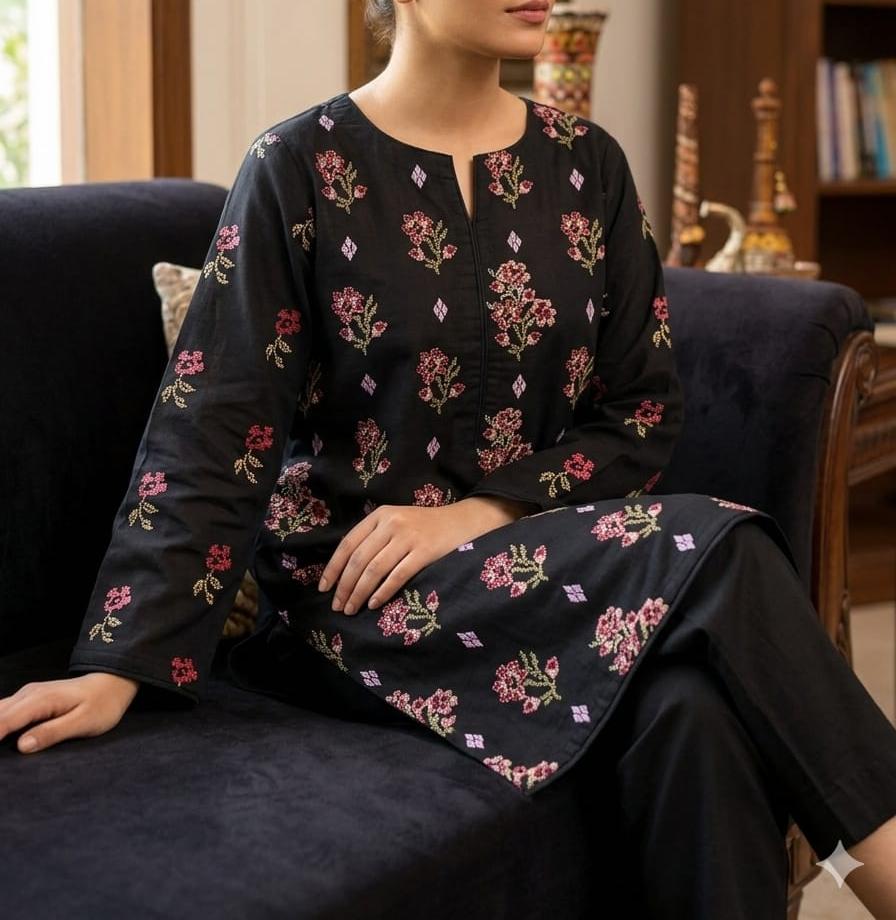 BAREEZE LAWN EMBROIDERY 2PC SUIT |