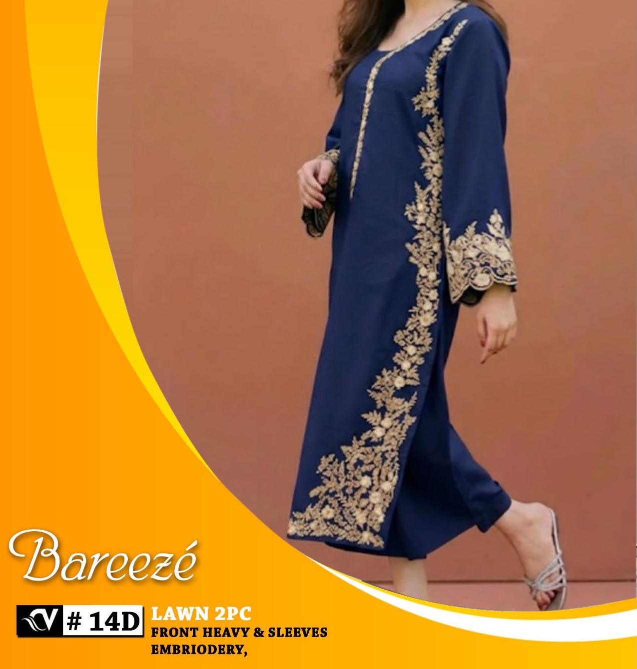 AMR - Bareeze Lawn Embroidery 2Pc