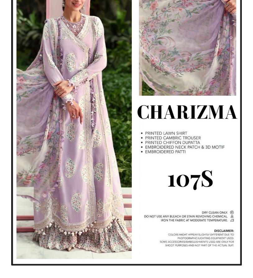 Lawn 3PC with shafoon Dupatta