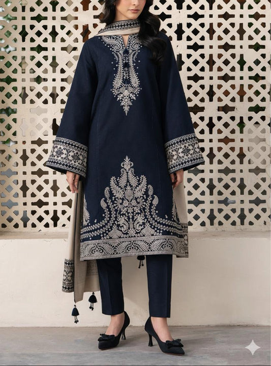 Jazmin 3 PC EMROIDERY LAWN HIT CODE|