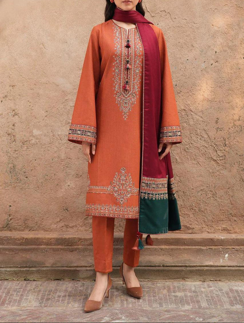 URGE 3 PC EMROIDERY LAWN HIT CODE|1321