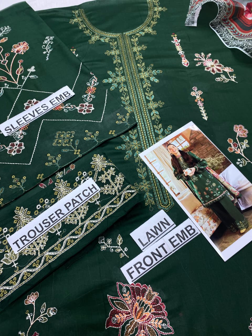 Sapphire 3 PC EMROIDERY LAWN HIT CODE|1137