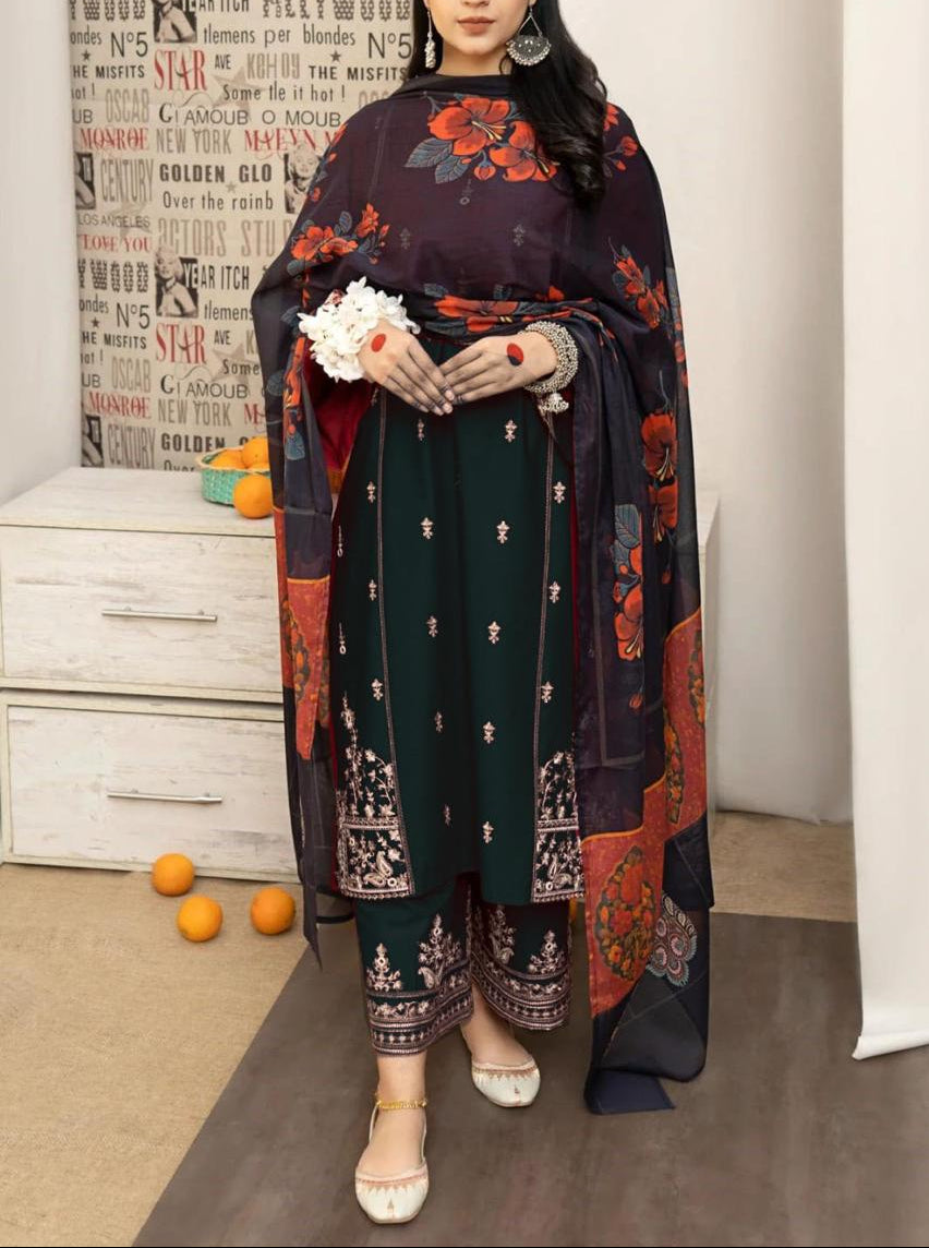 URGE 3 PC EMROIDERY LAWN HIT CODE|