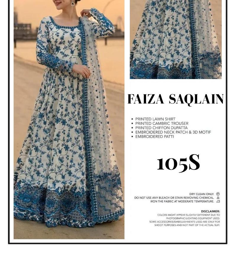 Lawn 3PC with shafoon Dupatta