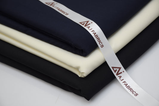 Bundle of 3 suits AI boski unstitched fabric for men|any 3 colour