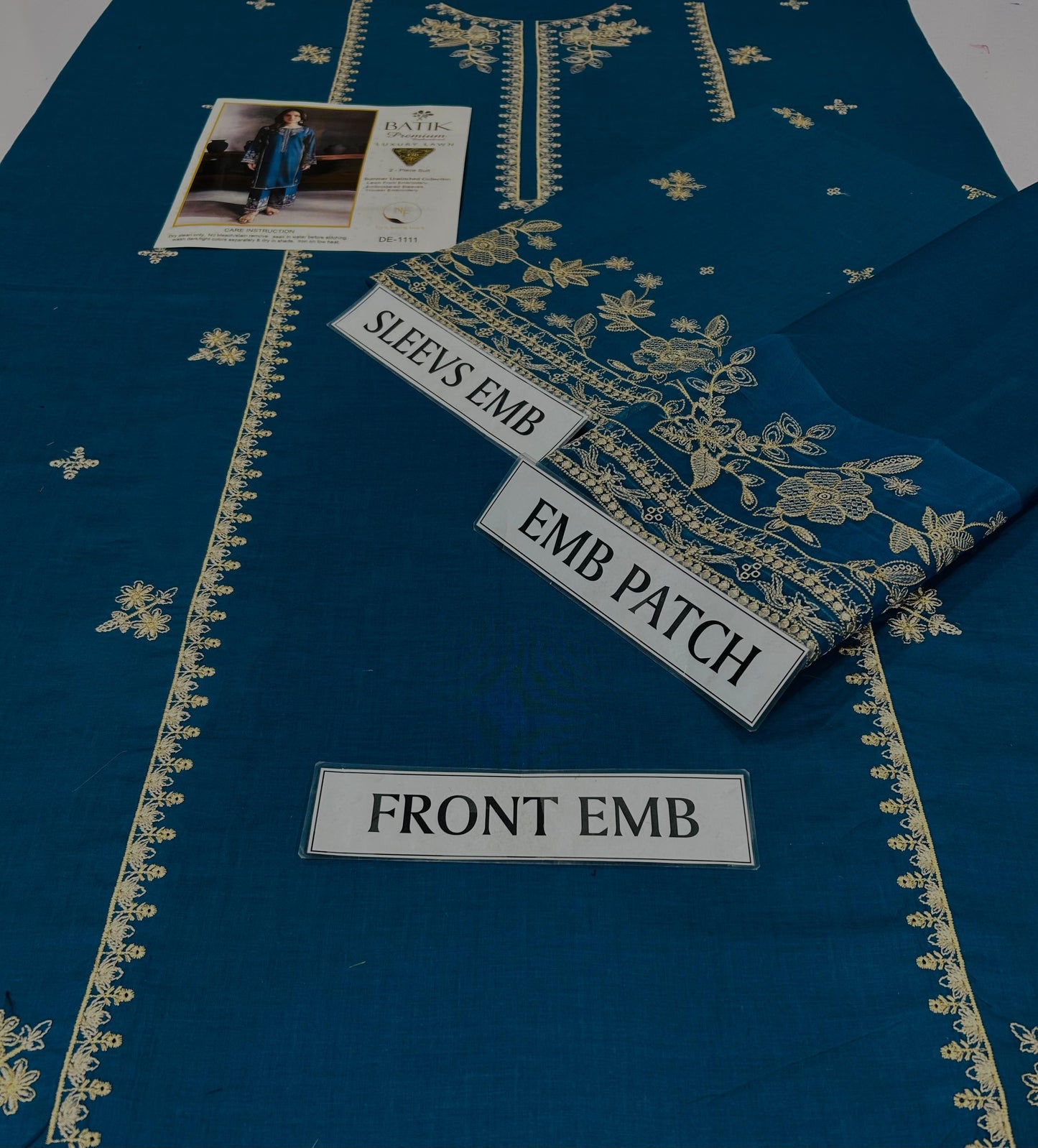 BATIK 2 PC EMROIDERY LAWN HIT CODE|1112