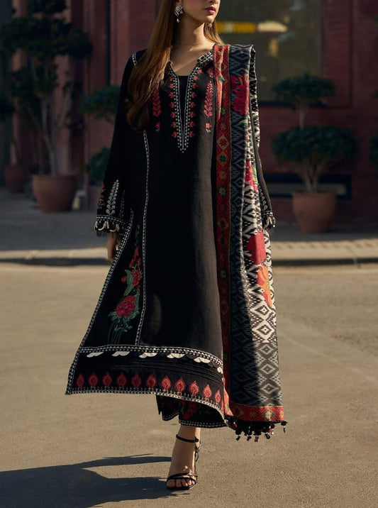 CHARIZMA  3 PC EMROIDERY LAWN HIT CODE|1114