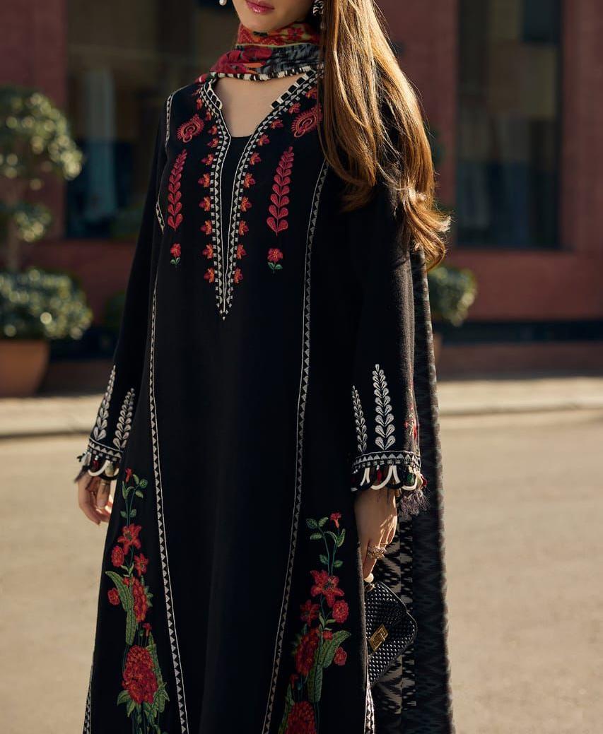 CHARIZMA  3 PC EMROIDERY LAWN HIT CODE|1114