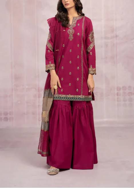 Baroque 3 PC EMROIDERY LAWN HIT CODE|1105