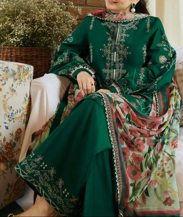Sapphire 3 PC EMROIDERY LAWN HIT CODE|1137