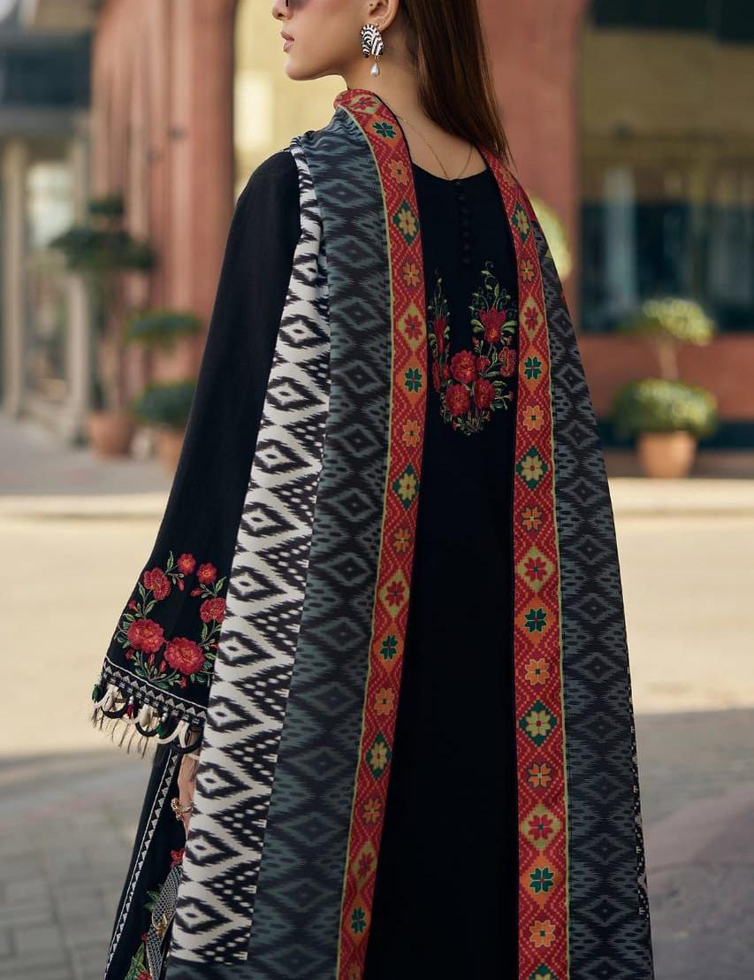 CHARIZMA  3 PC EMROIDERY LAWN HIT CODE|1114