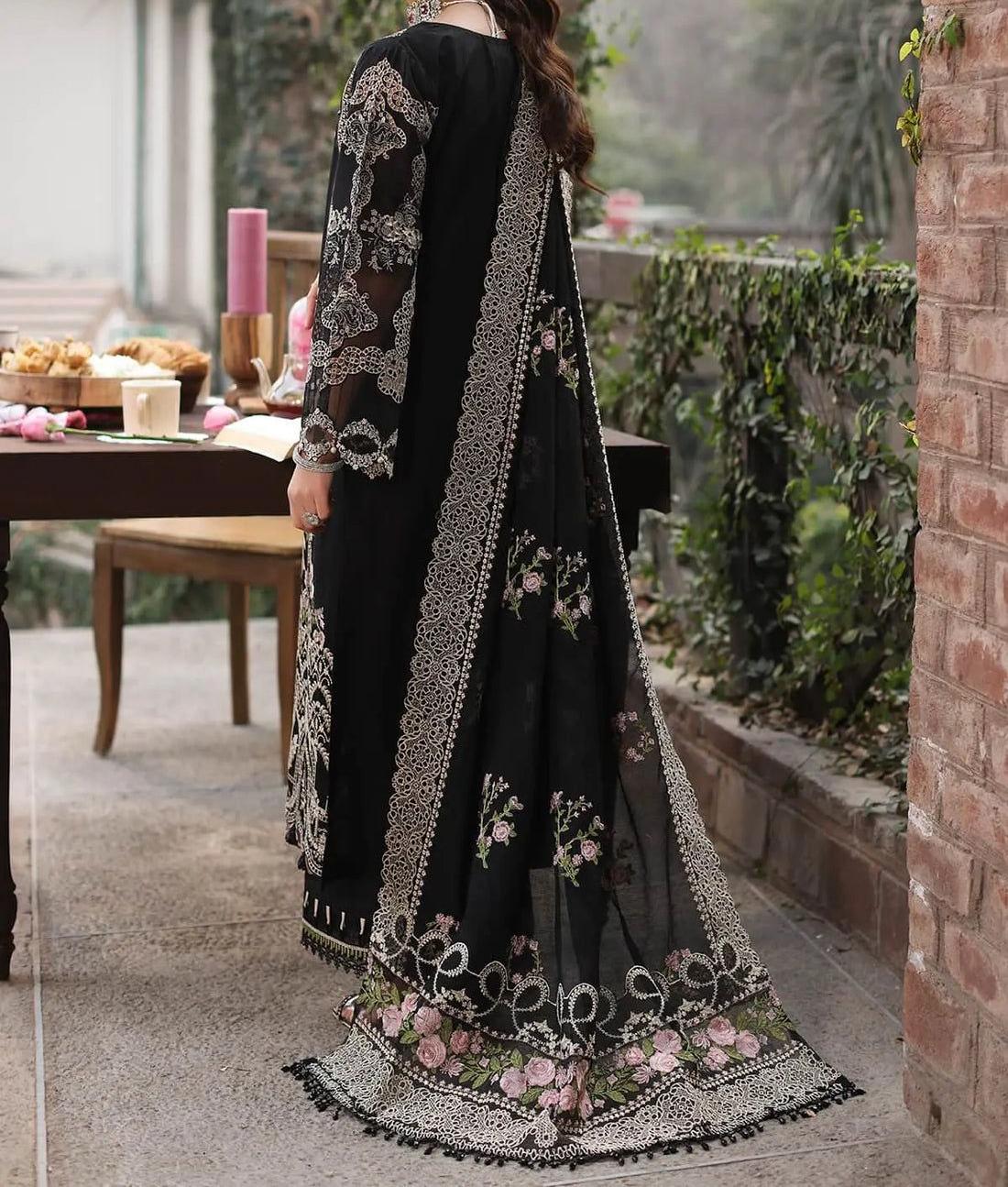 KAHF 3 PC EMROIDERY LAWN HIT CODE|1003