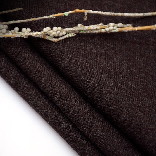 SP wool Mens premium Wash & Wear unstitched fabric|MAHRONISH BROWN