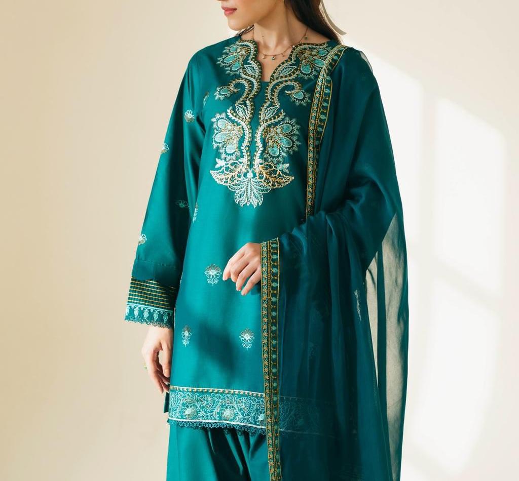 CROSS STICH 3 PC EMROIDERY LAWN HIT CODE|1131
